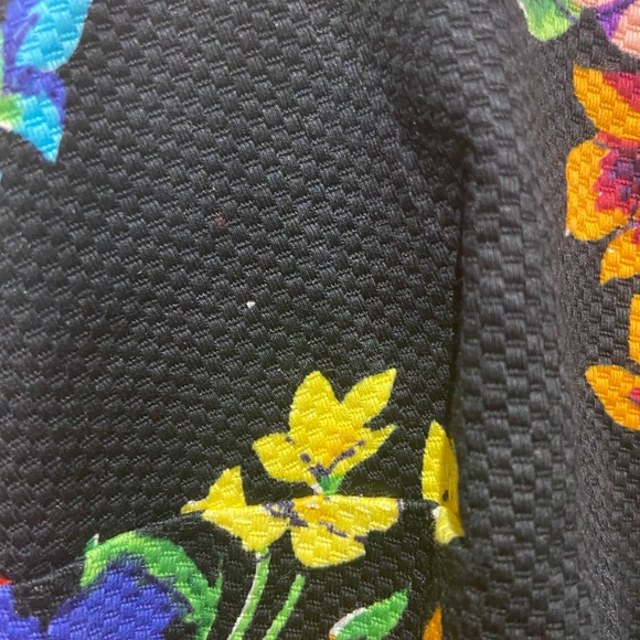 Black multicoloured floral dress atmosphere primark size 14 pattern summer new - Picture 6 of 8